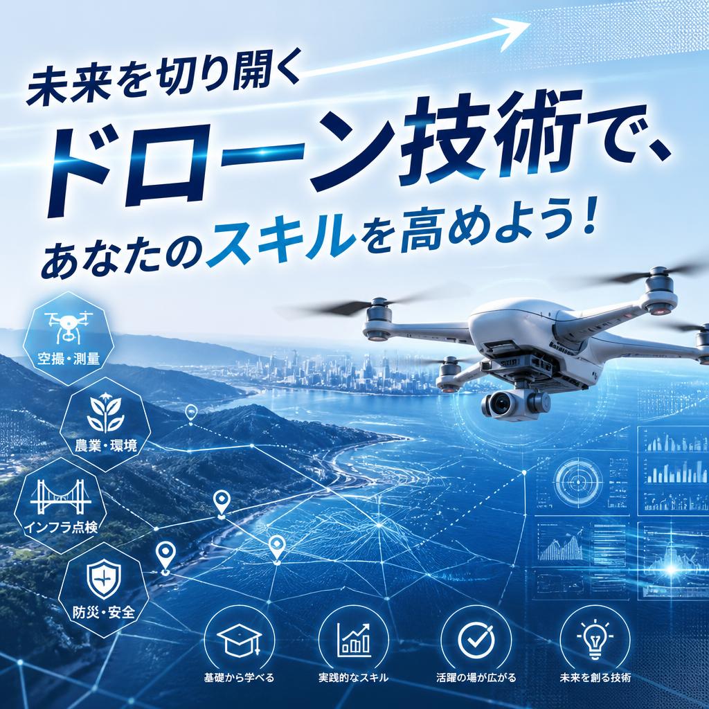 未来を切り開くドローン技術で、あなたのスキルを高めよう！