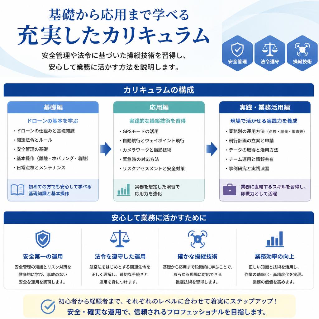 安心・安全な操縦技術