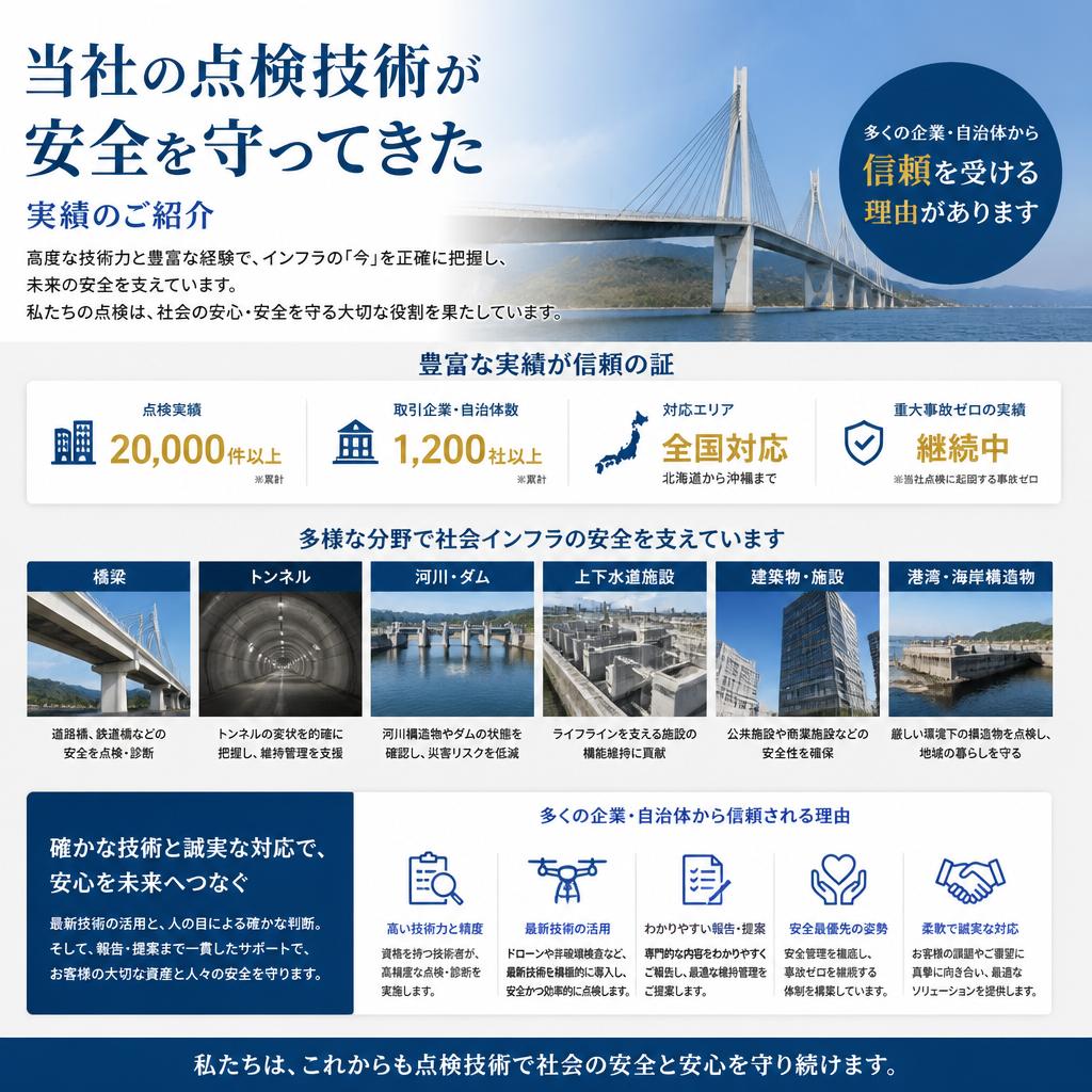 4. 実績と信頼の証明