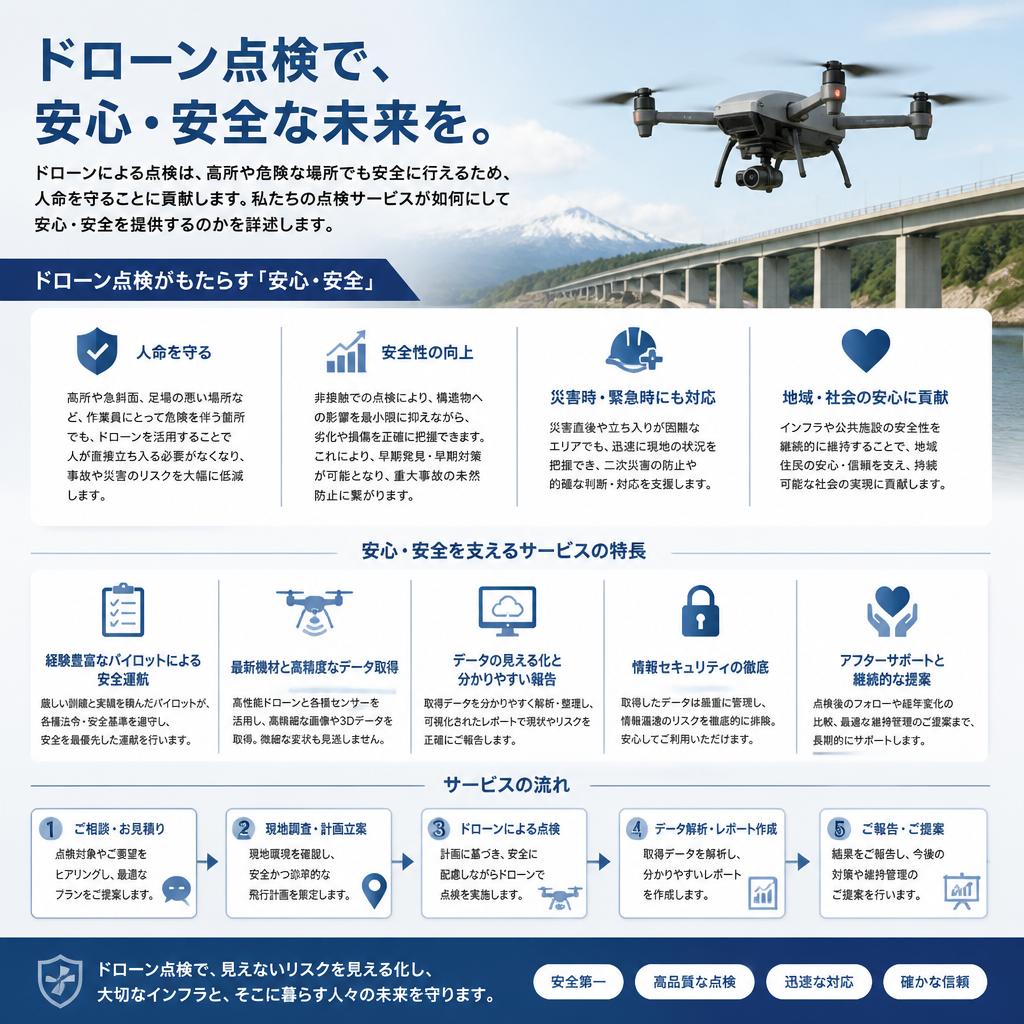 安心・安全な点検で暮らしを守る