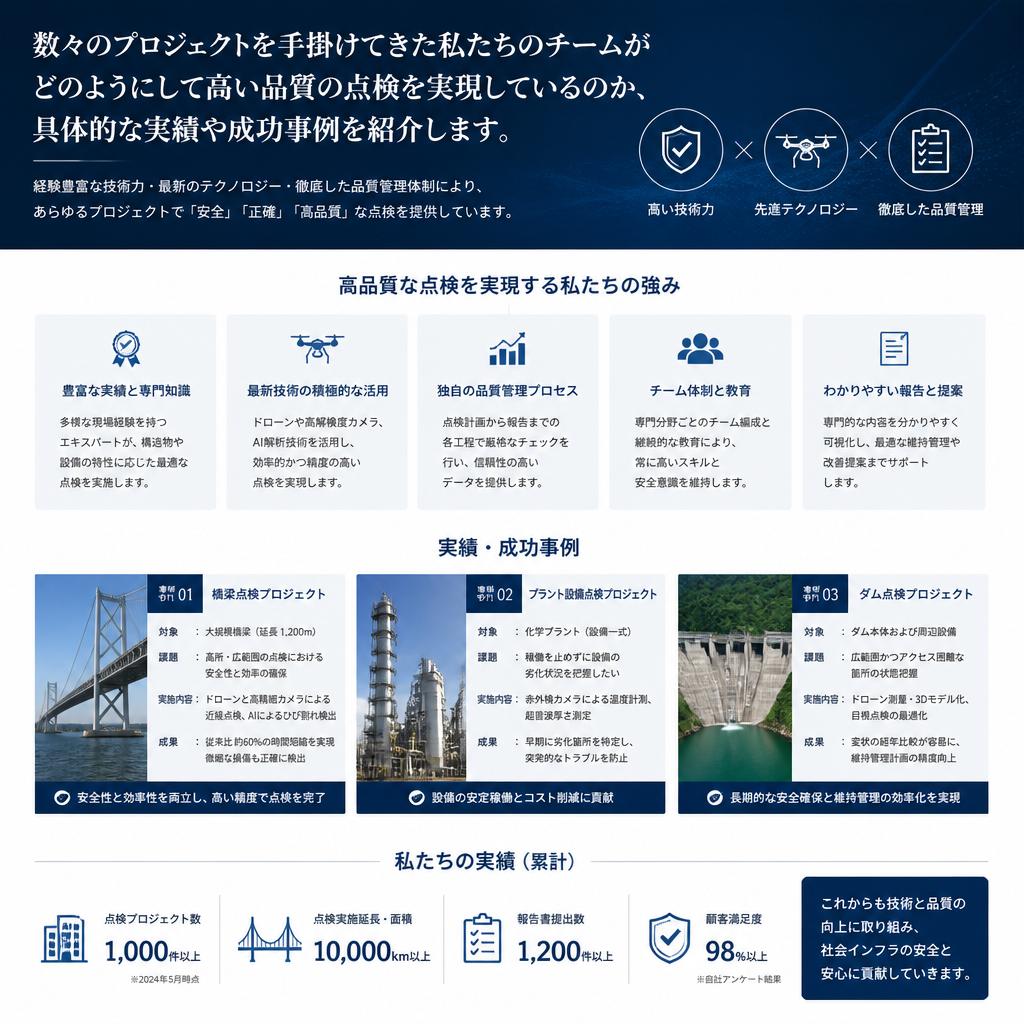 豊富な実績と専門技術が支えるサービス