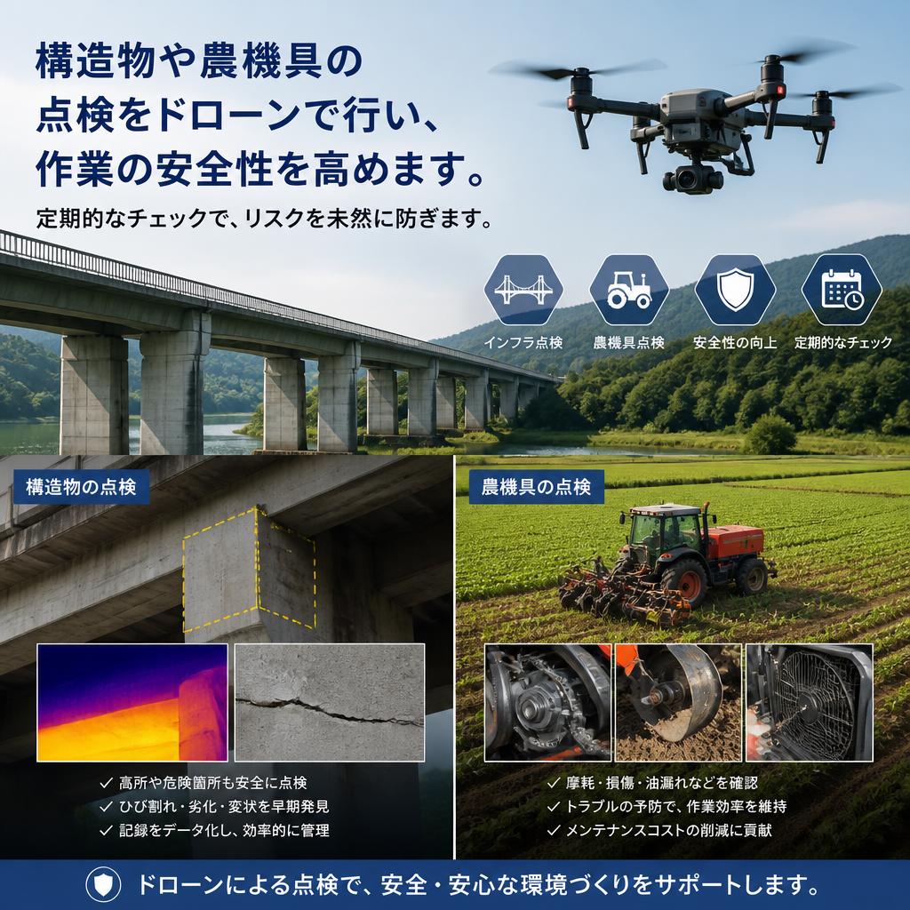 点検サービスで安心の農業運営