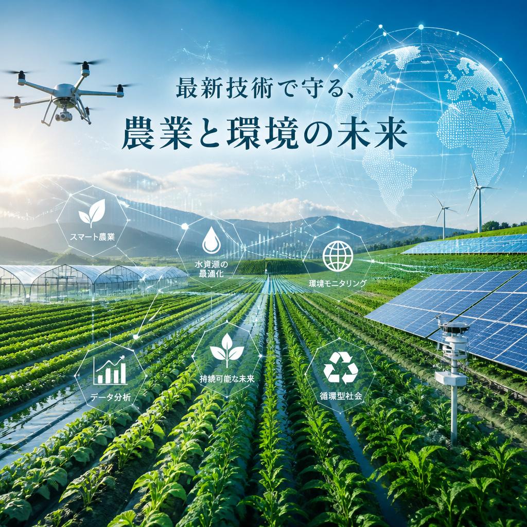 最新技術で守る、農業と環境の未来