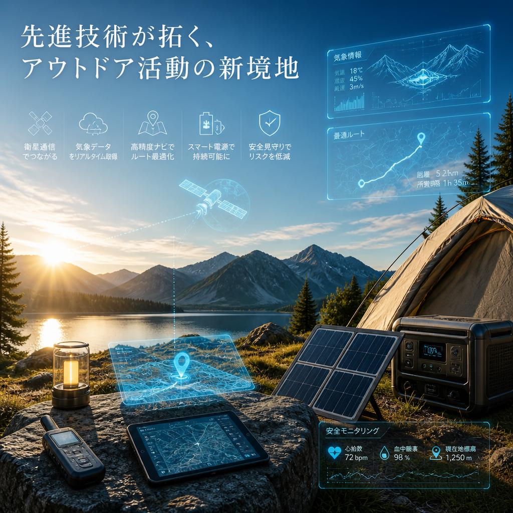 先進技術が拓く、アウトドア活動の新境地