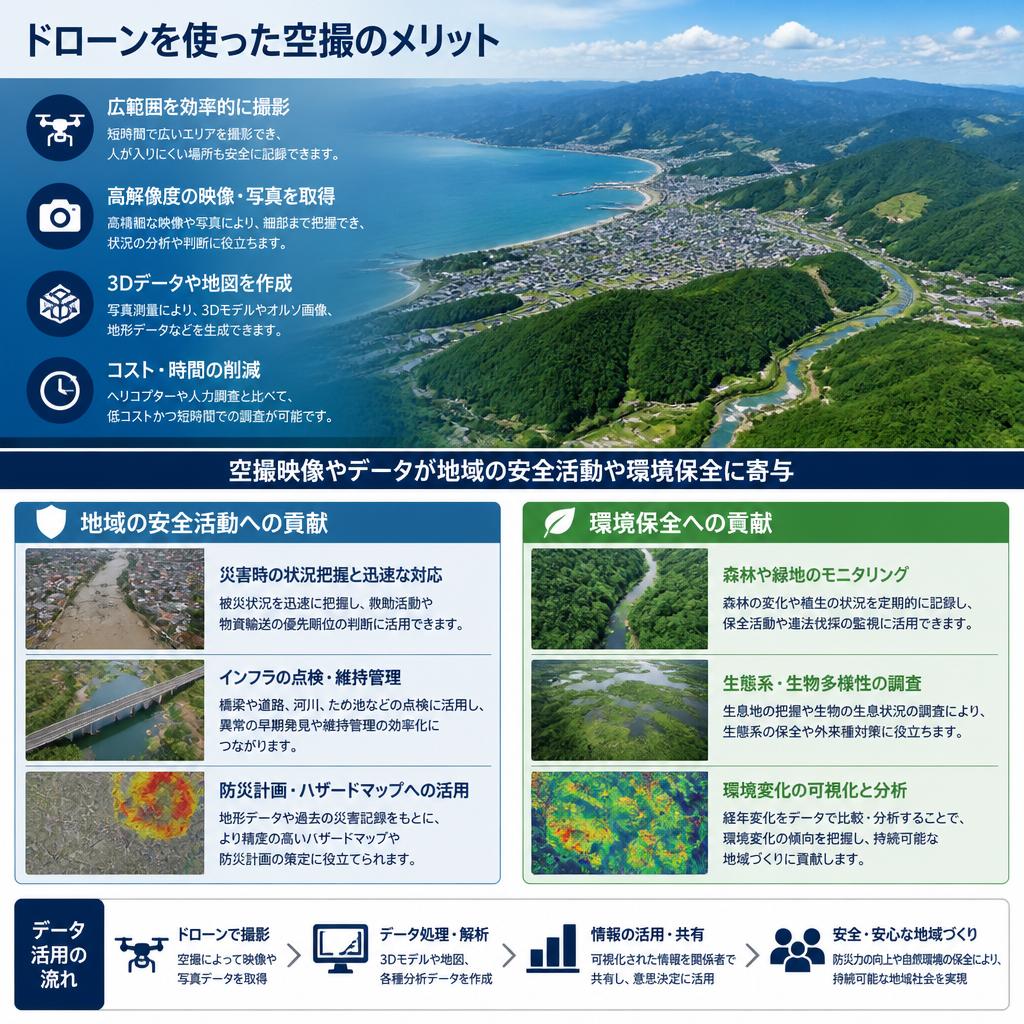 空撮がもたらす視覚情報の力