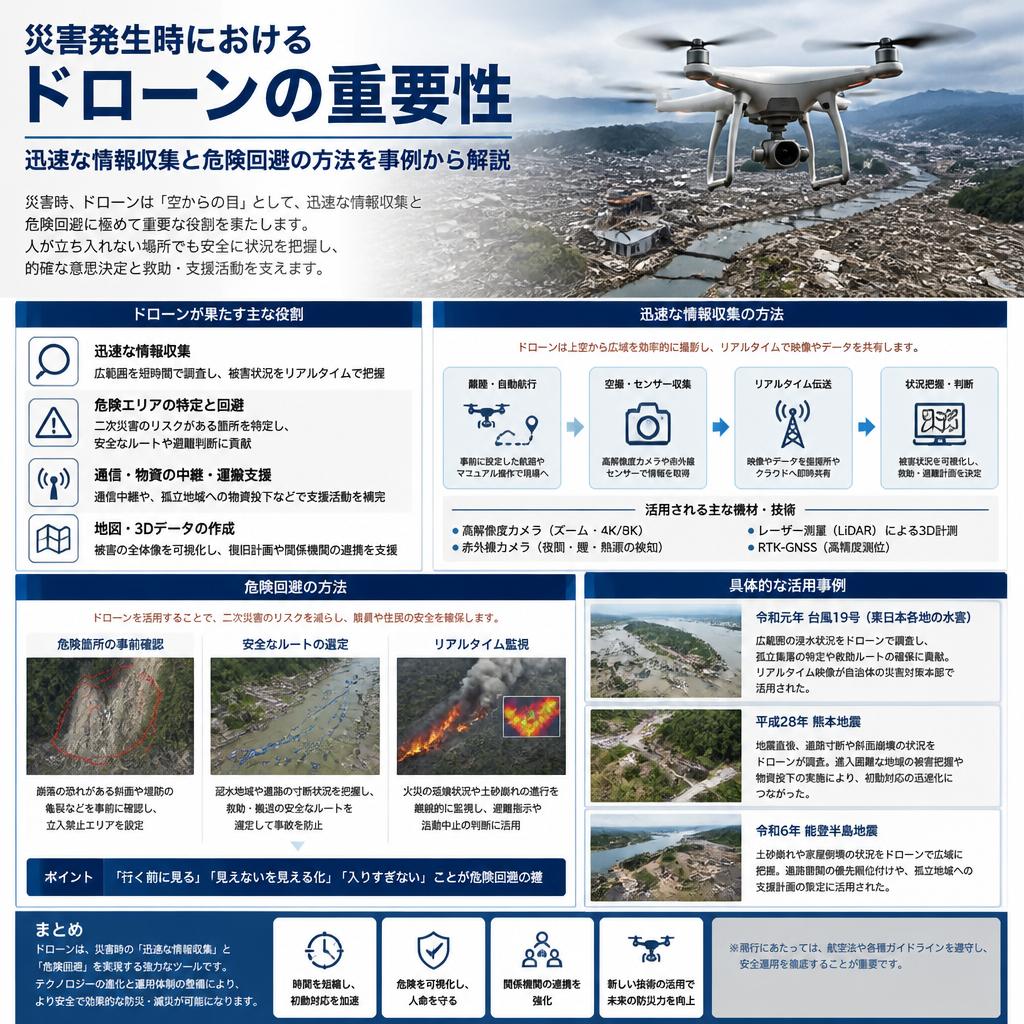 災害時の迅速な対応と監視