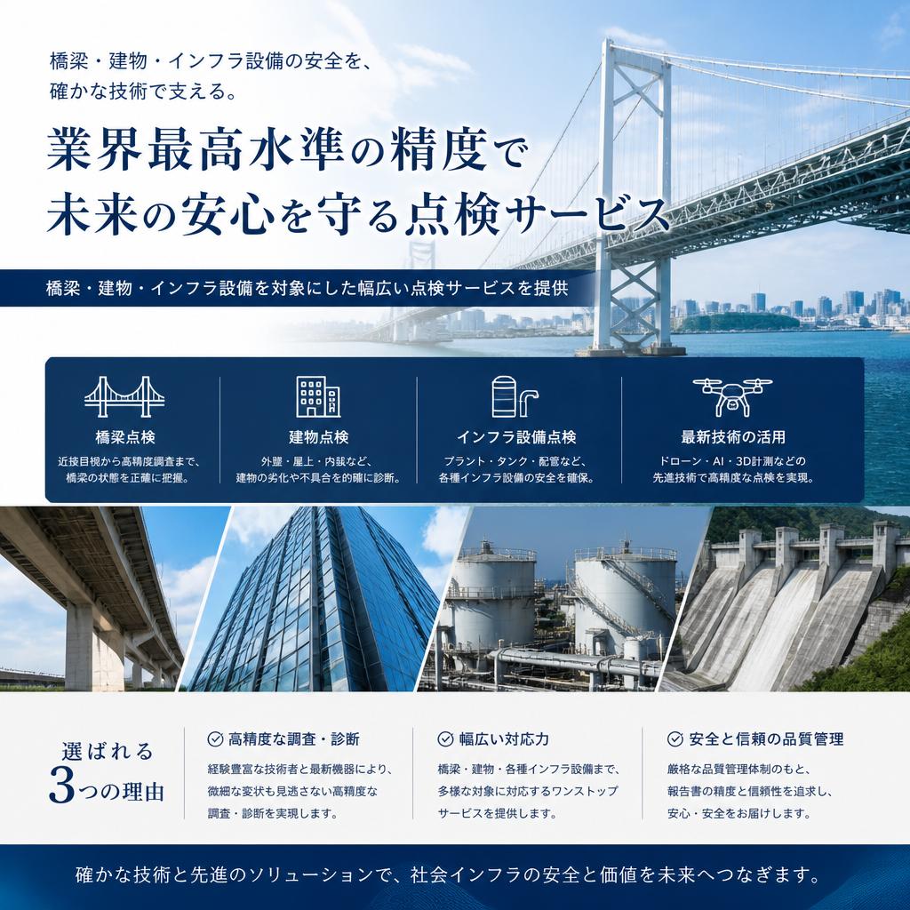 多様な点検サービス