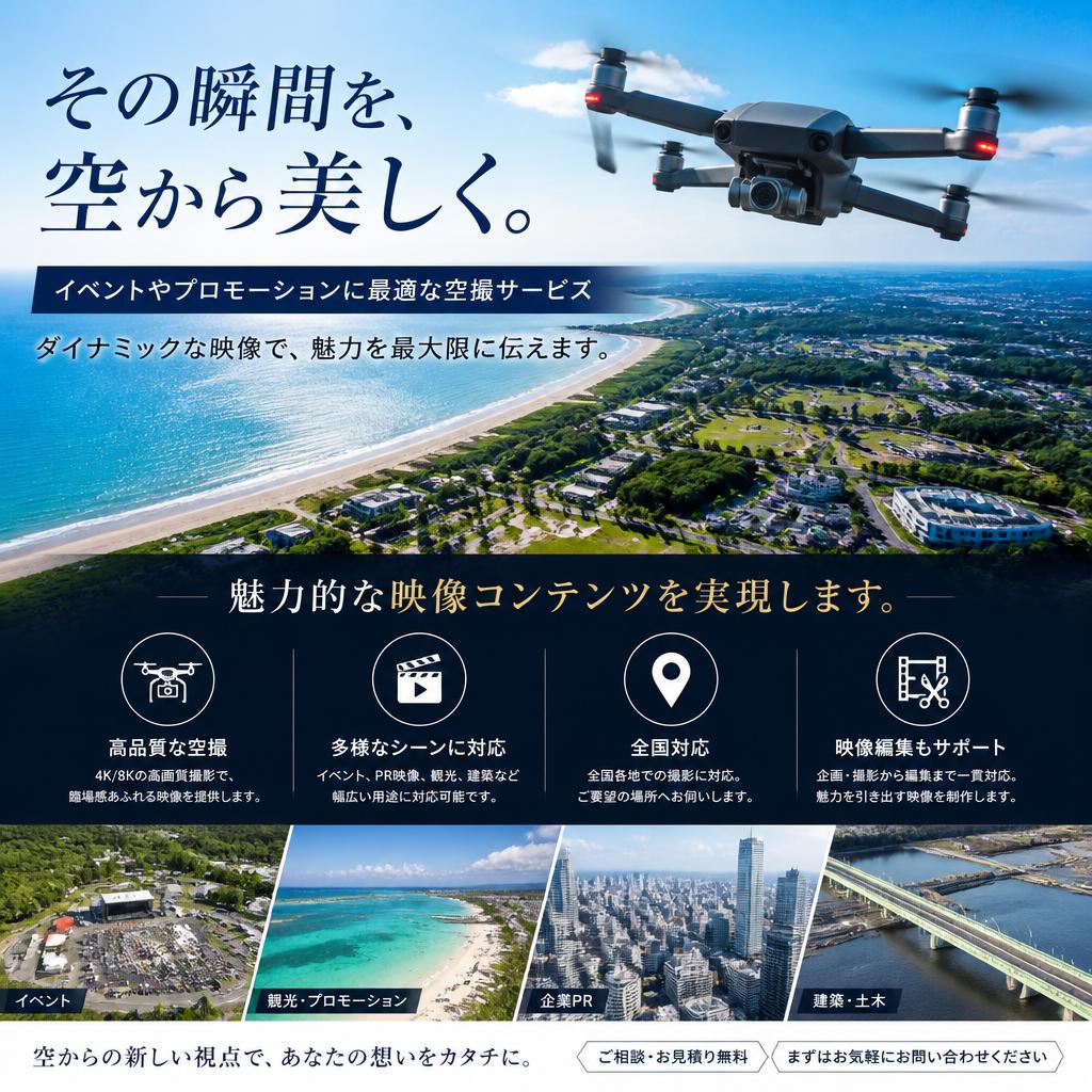 空撮サービスの活用