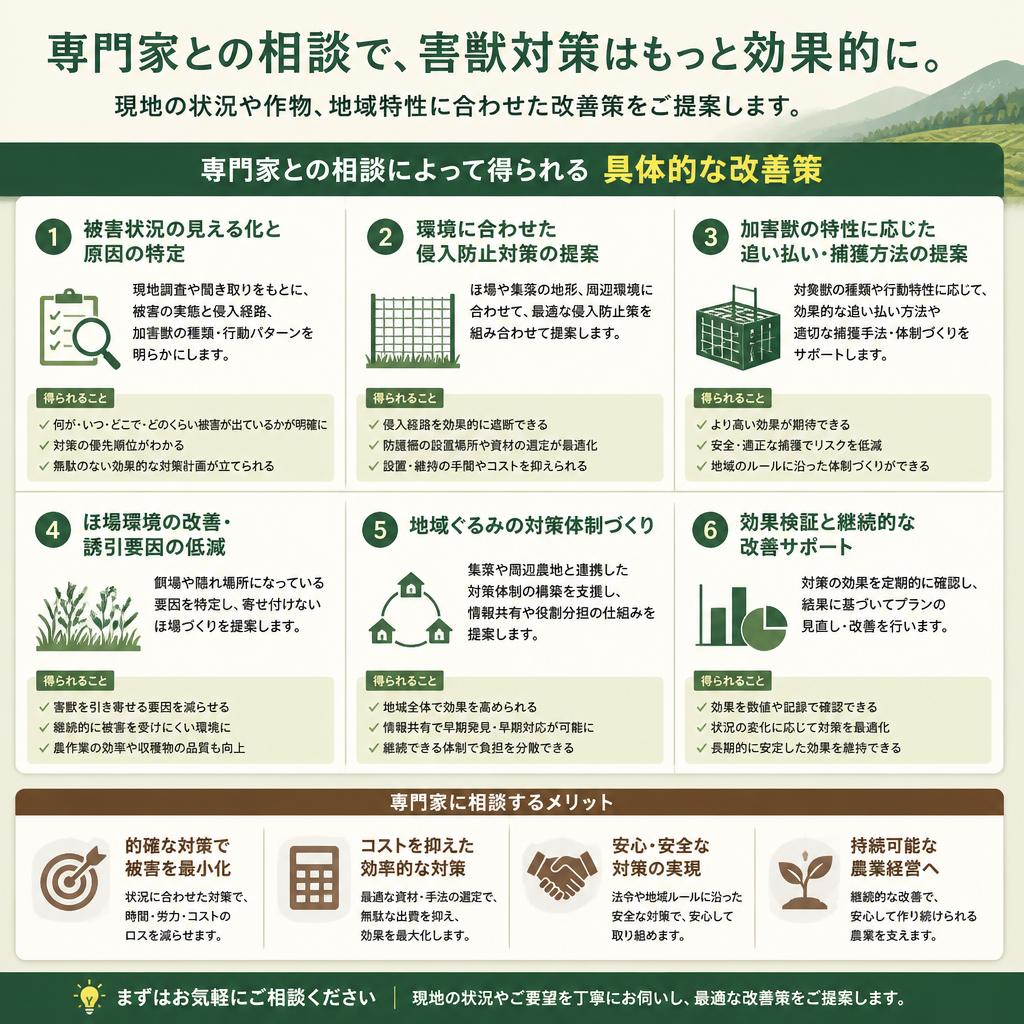 専門家との相談で最適解発見