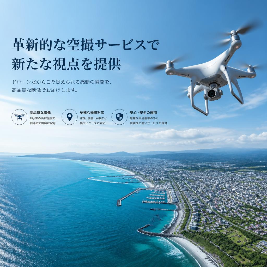 革新的な空撮サービスで新たな視点を提供