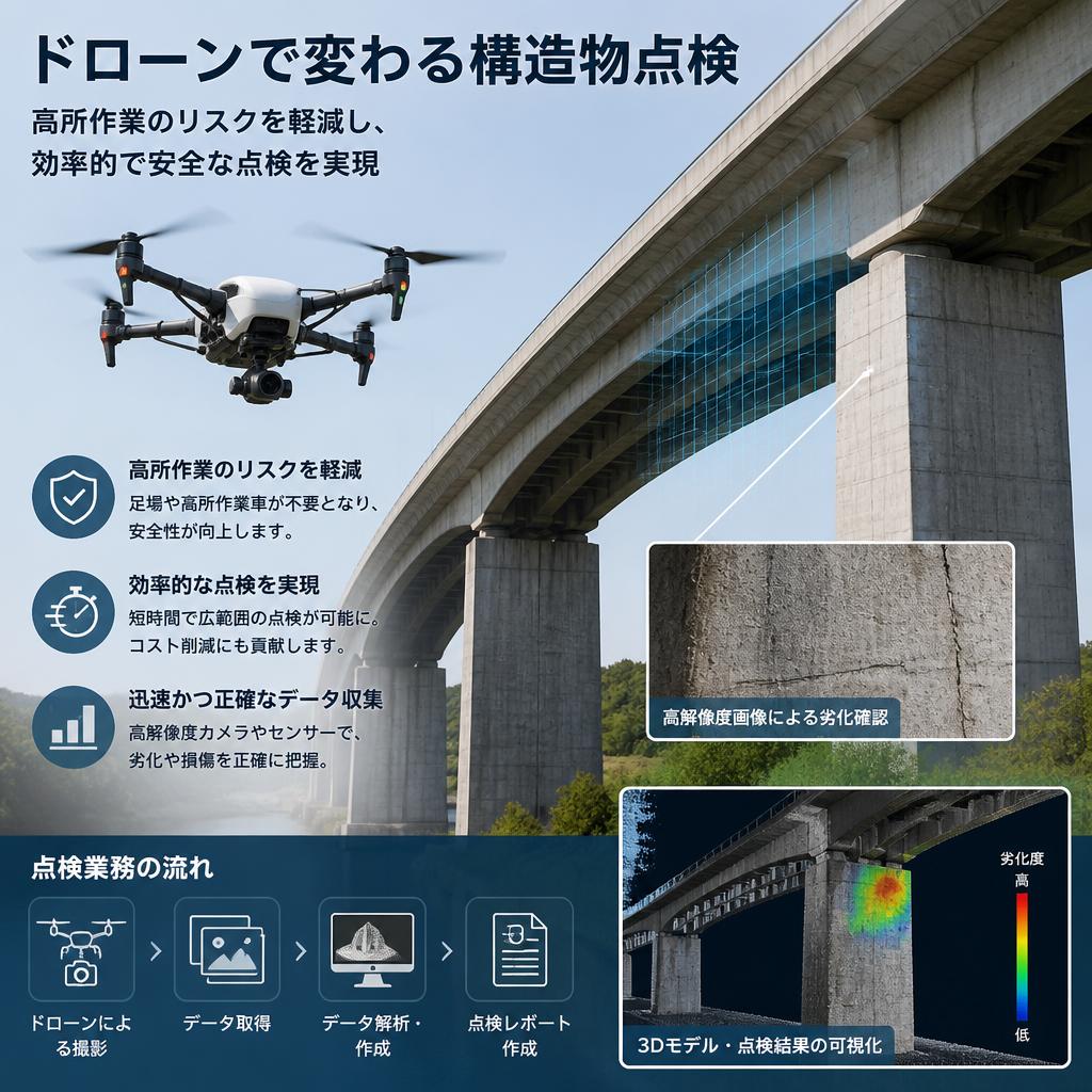 安全・効率的な構造物点検