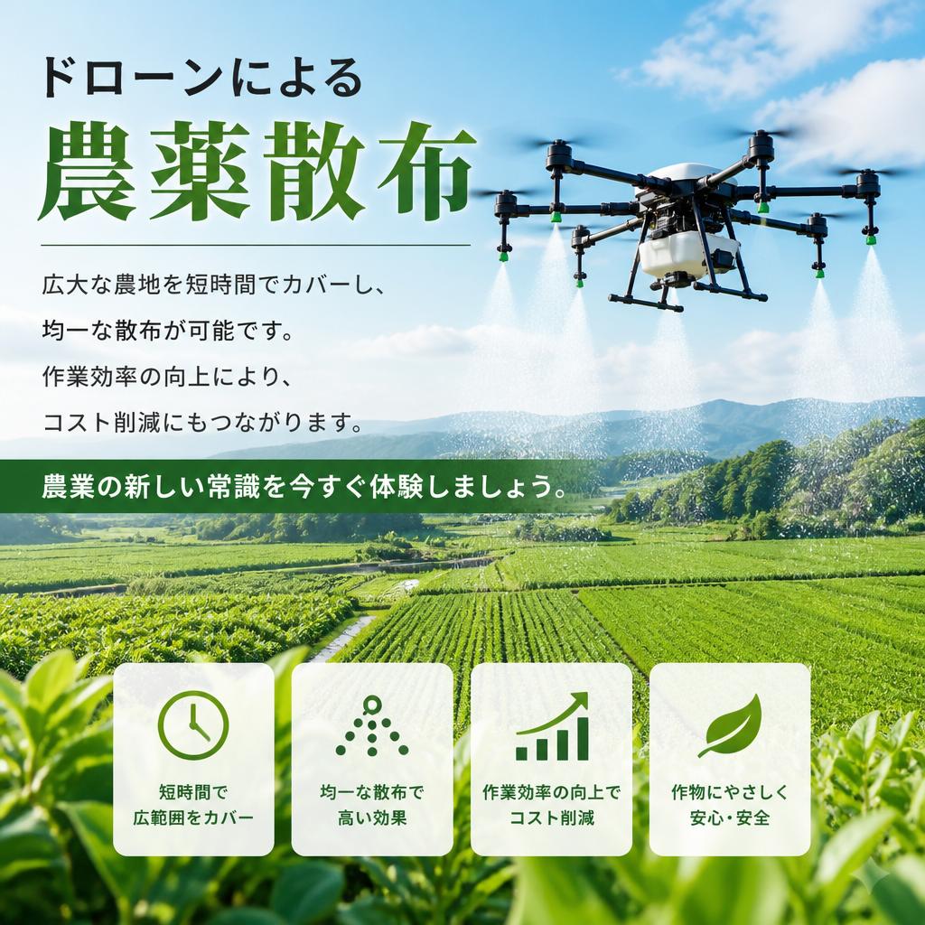 農薬散布の革新