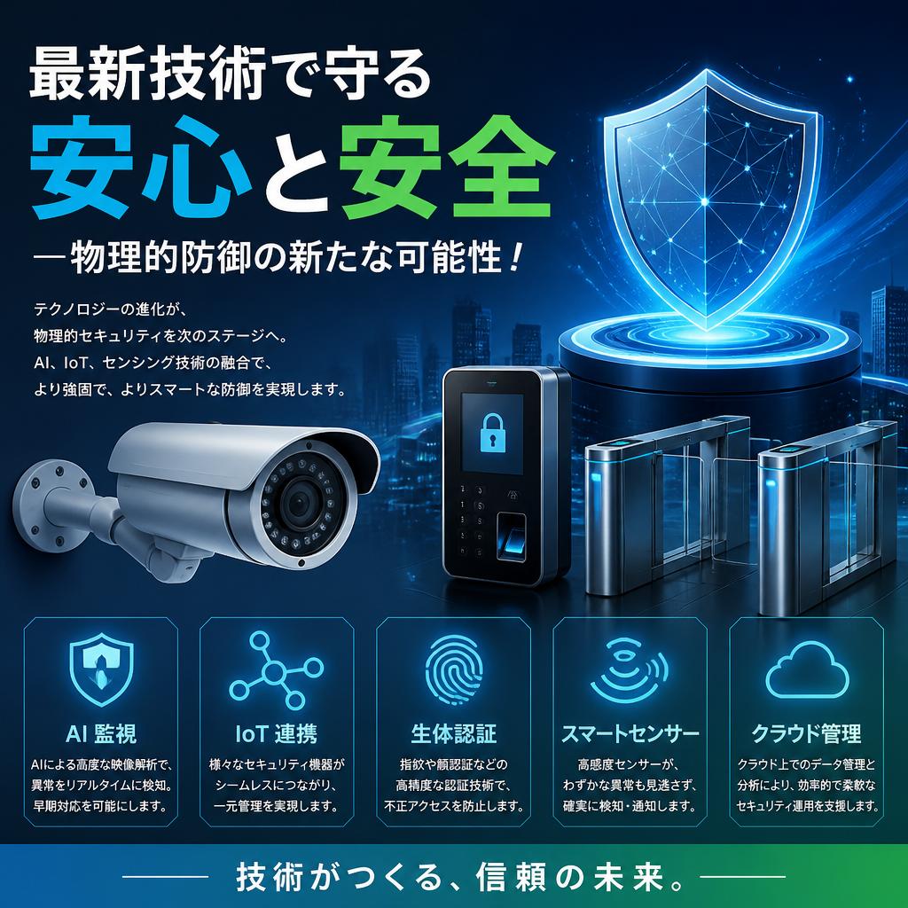 最新技術で守る安心と安全—物理的防御の新たな可能性！