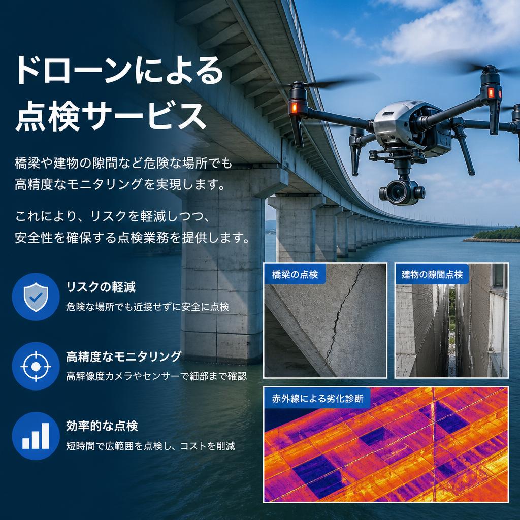 安全で高精度な点検サービス