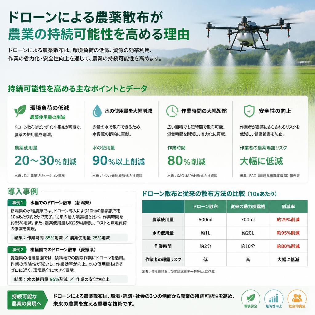 農業の持続可能性を支える