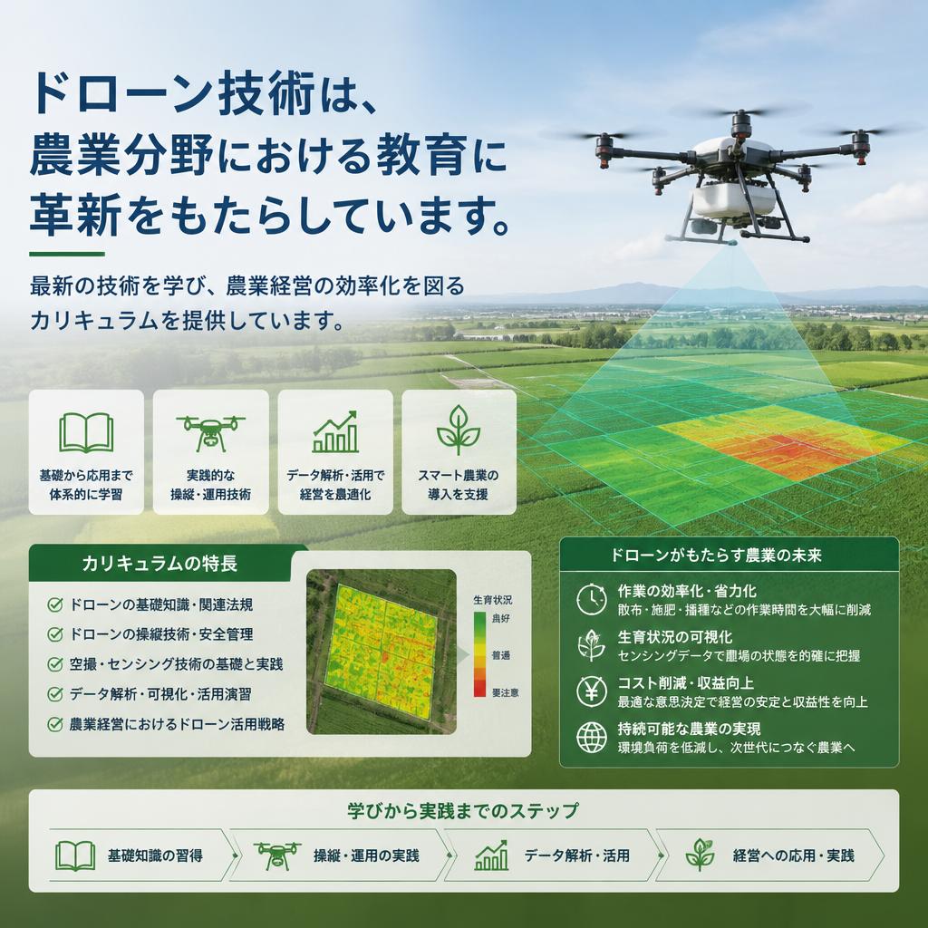 2. ドローンによる新しい農業教育