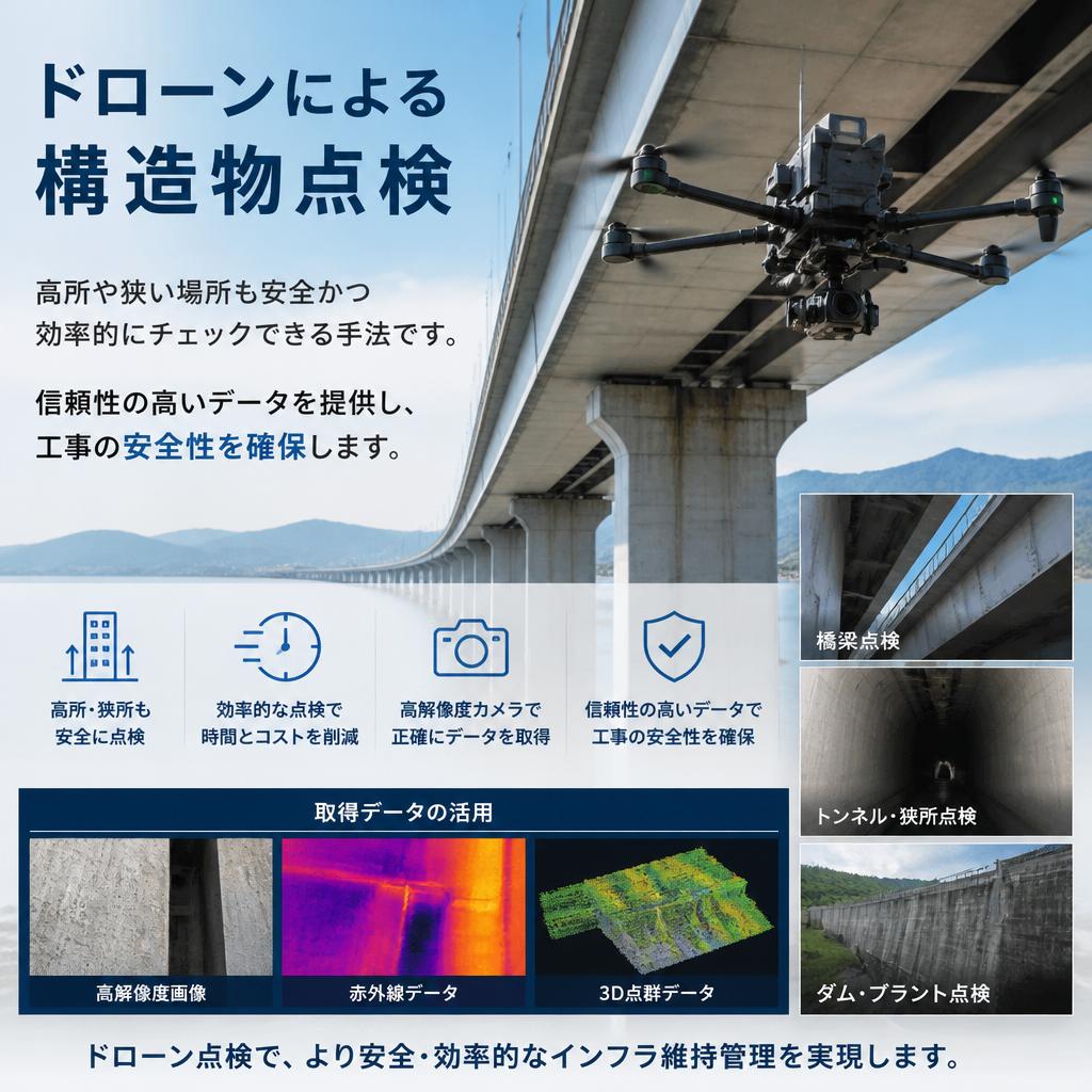 構造物点検の新たな手法