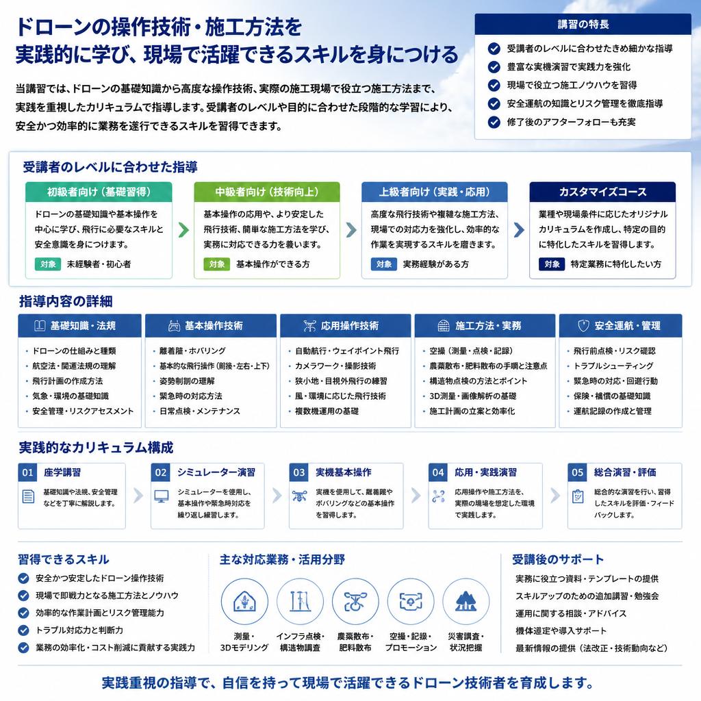 施工指導で確かな技術の提供