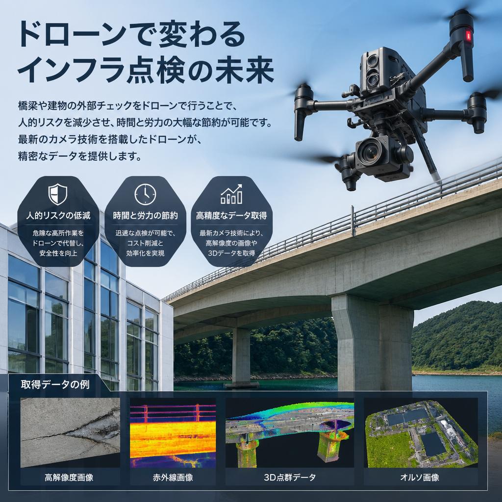構造物点検の効率化と正確性