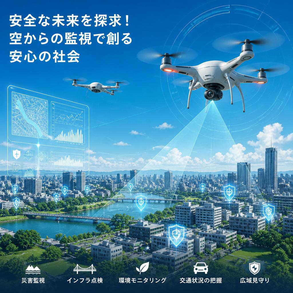 安全な未来を探求！空からの監視で創る安心の社会