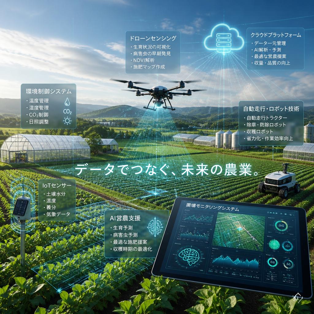 新しい視点で農業を支える最先端の技術とサービス