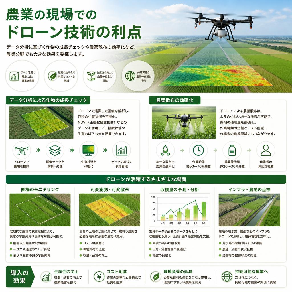 農業におけるドローン活用