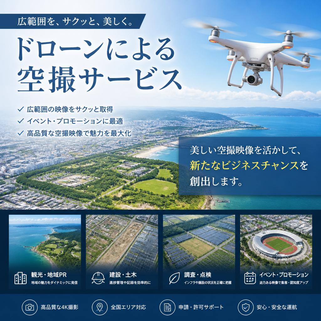 空撮サービスの魅力とは？