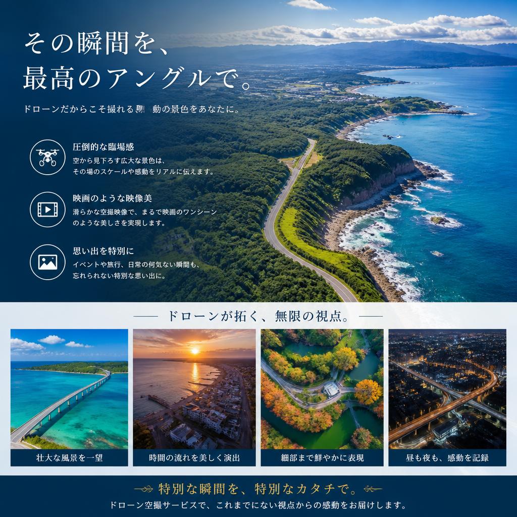 驚きのドローン撮影体験