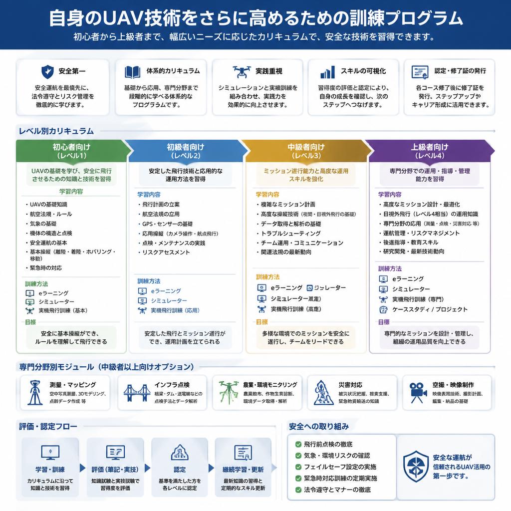 無人機訓練で技術を磨く
