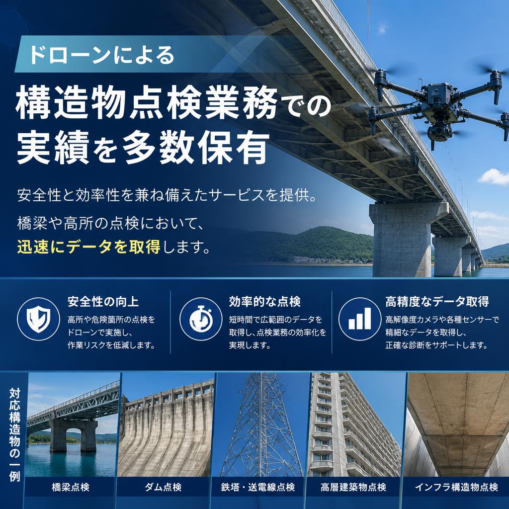 点検業務での実績と信頼