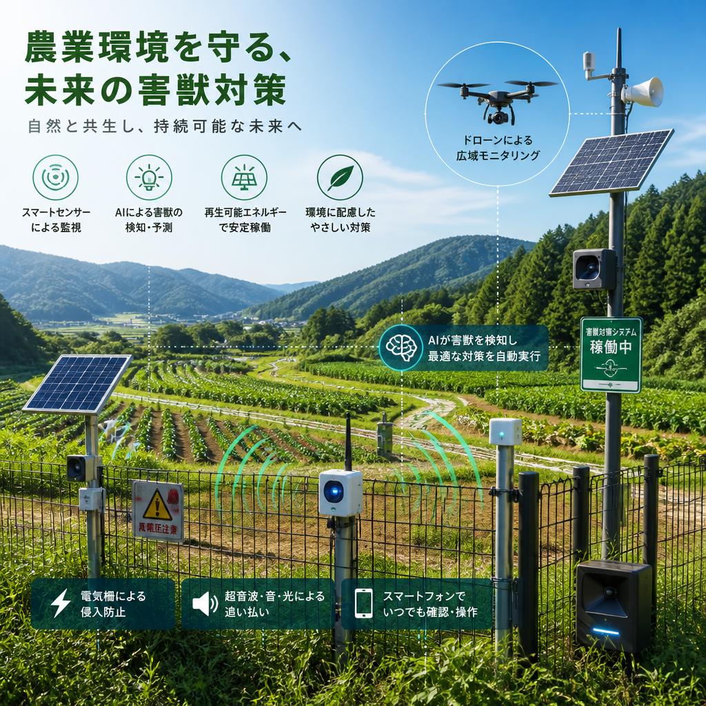 農業環境を守る、未来の害獣対策
