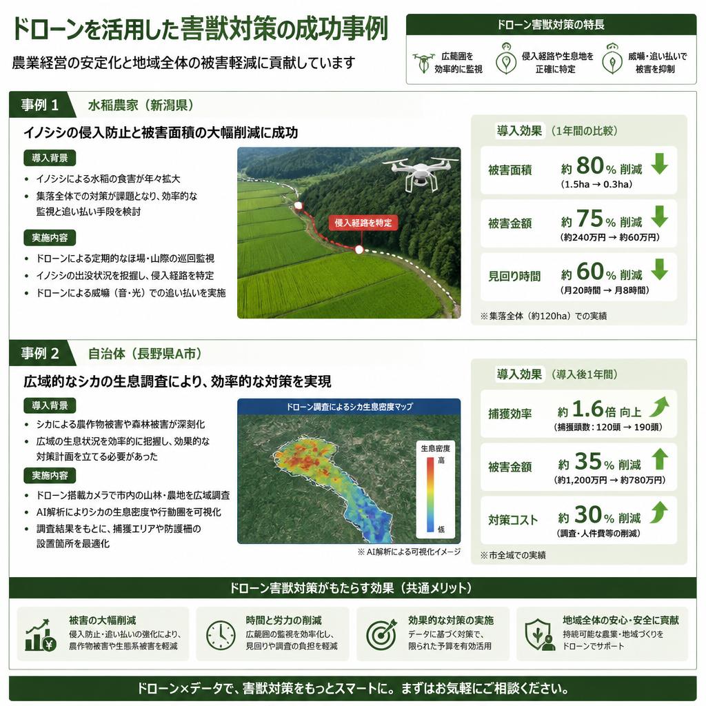 実績と事例紹介