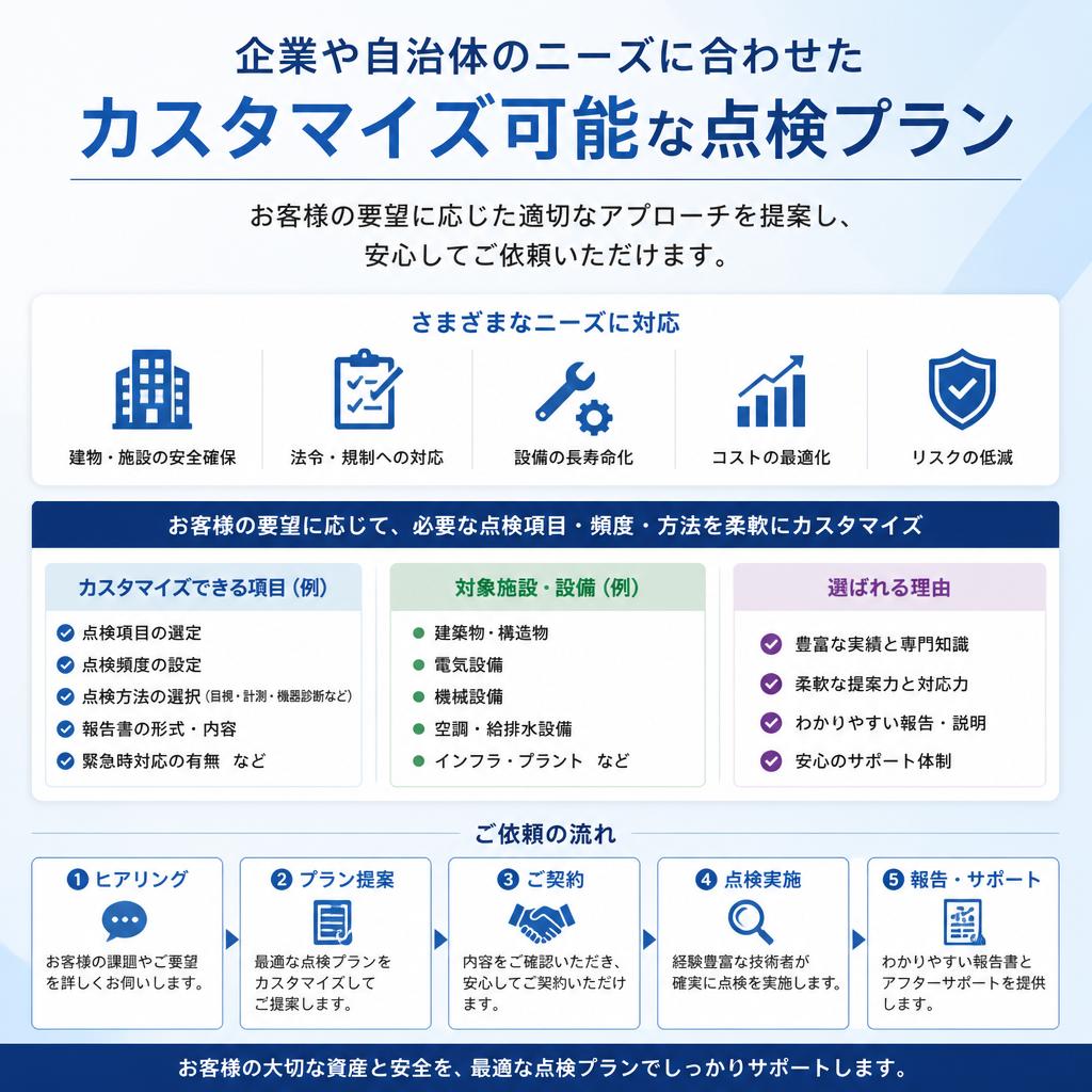 多様なニーズに応える柔軟なサービス