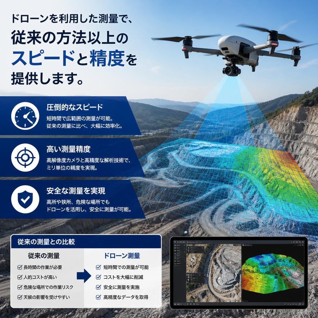 精度の高い測量サービス
