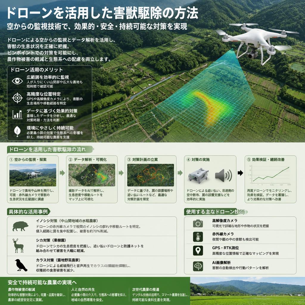 害獣駆除の新たな手法