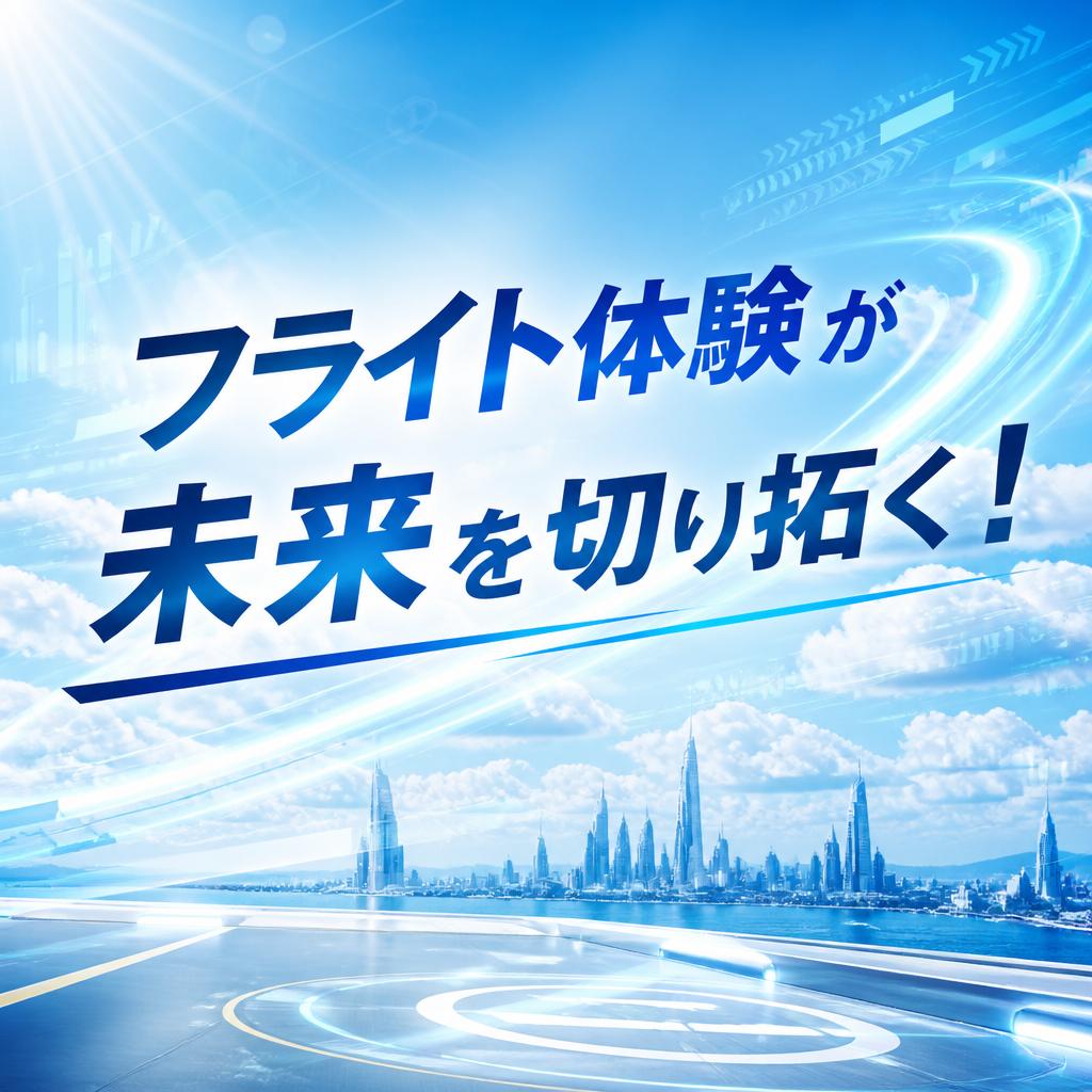 フライト体験が未来を切り拓く！