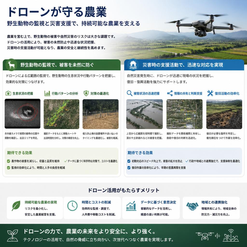 野生動物管理と自然災害対策