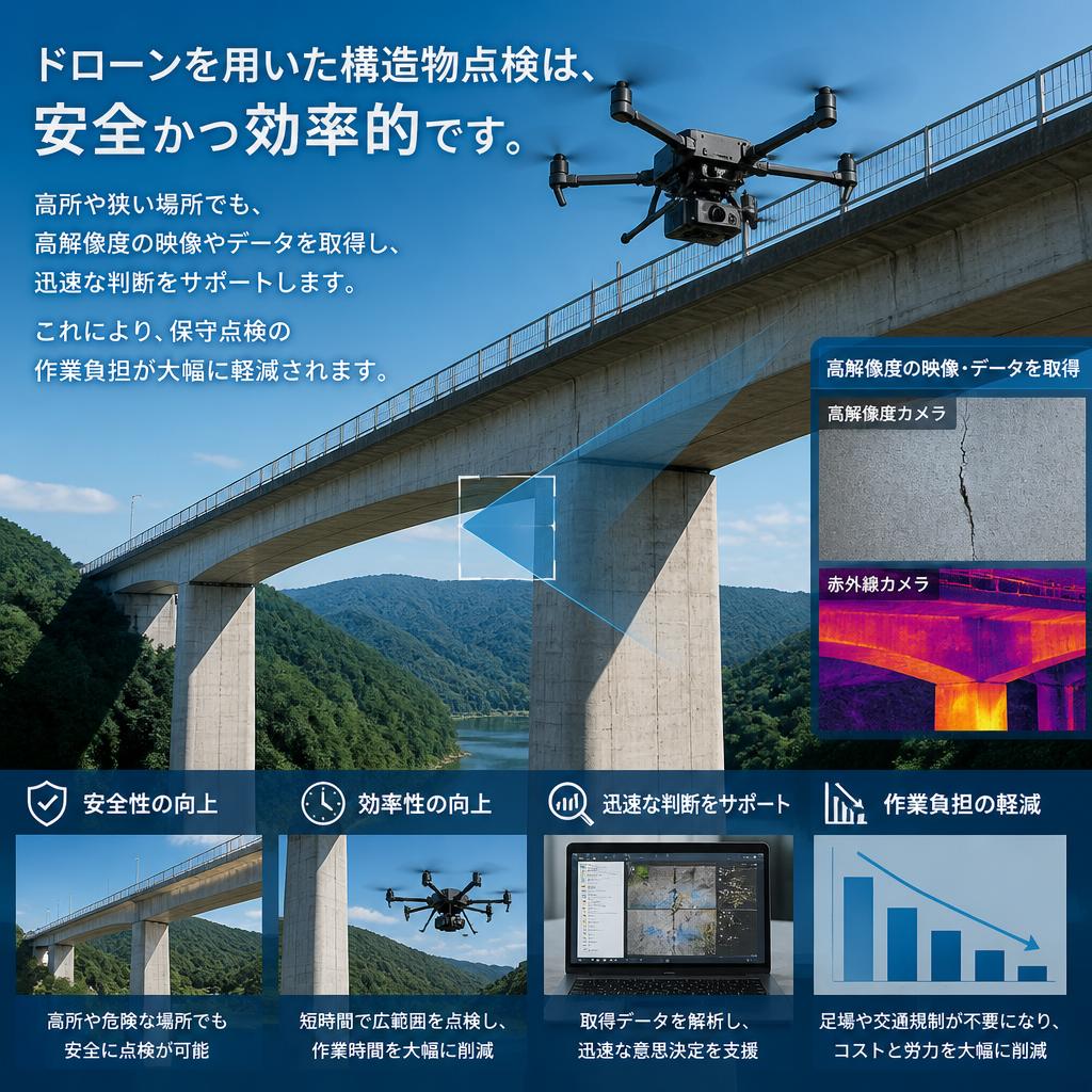 構造物点検の効率化