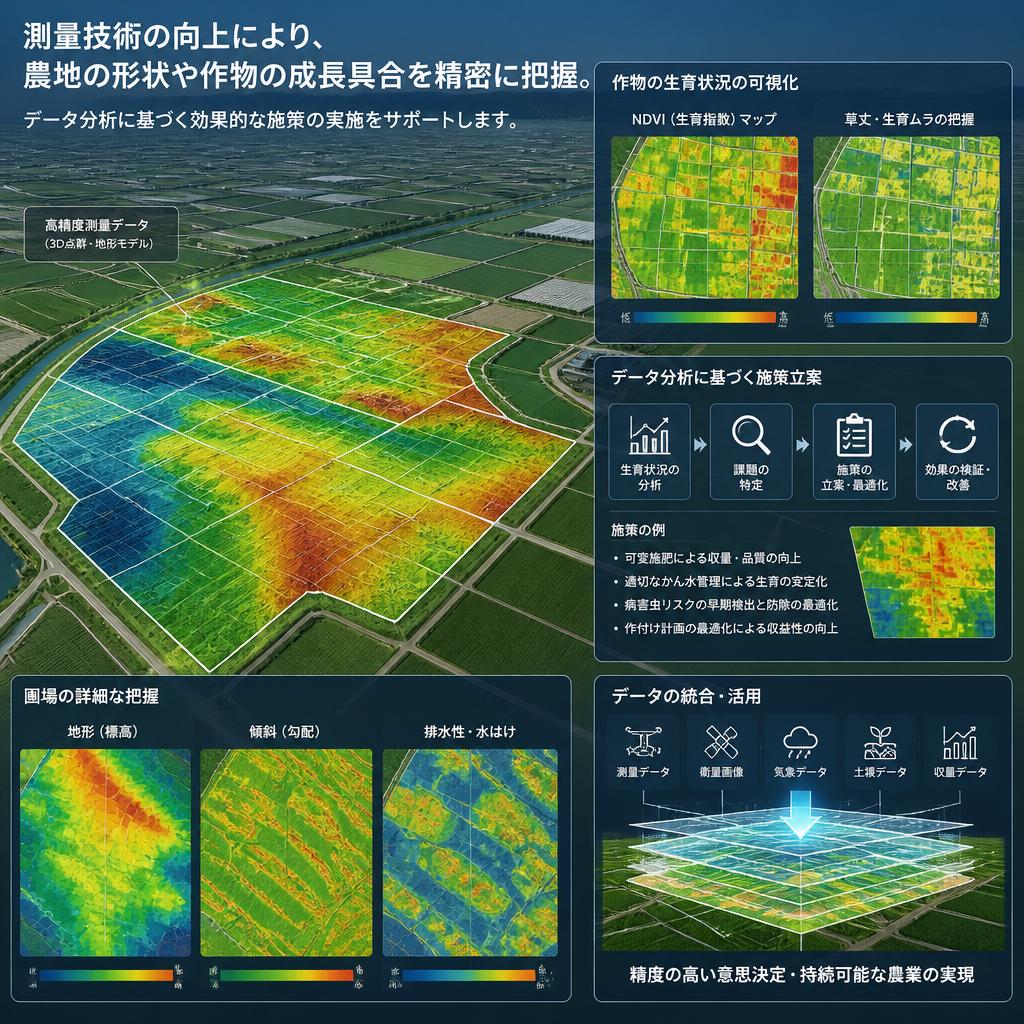 高精度な測量技術の導入