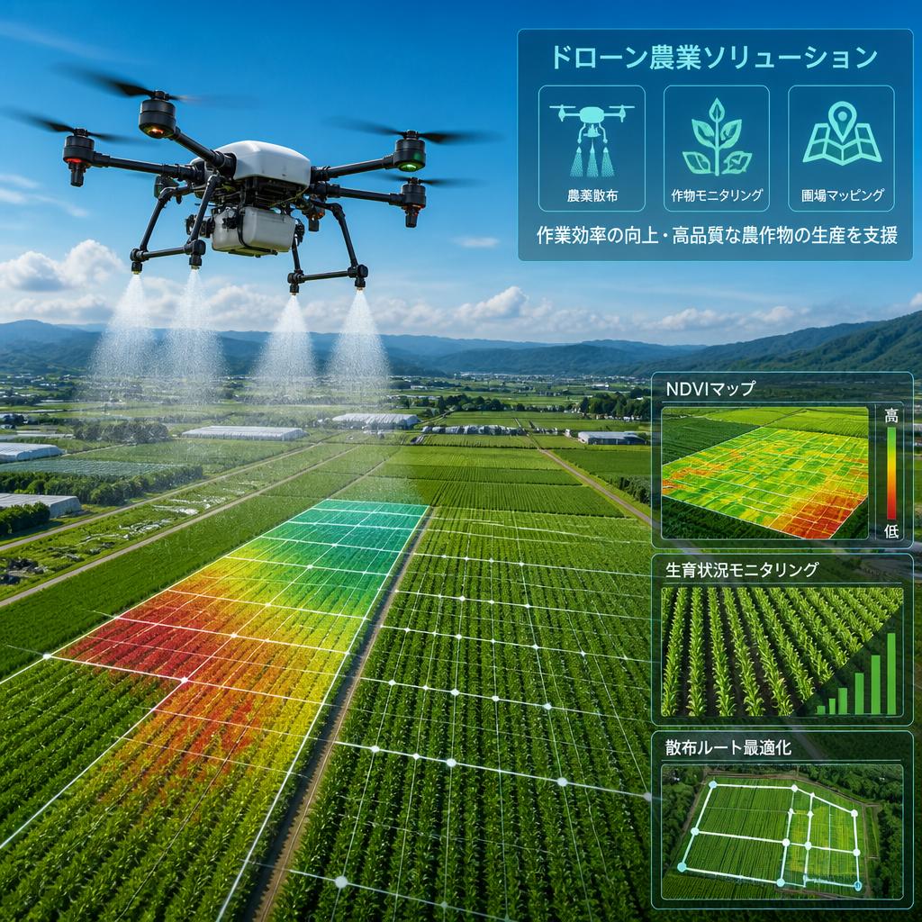 農業支援で生産性向上