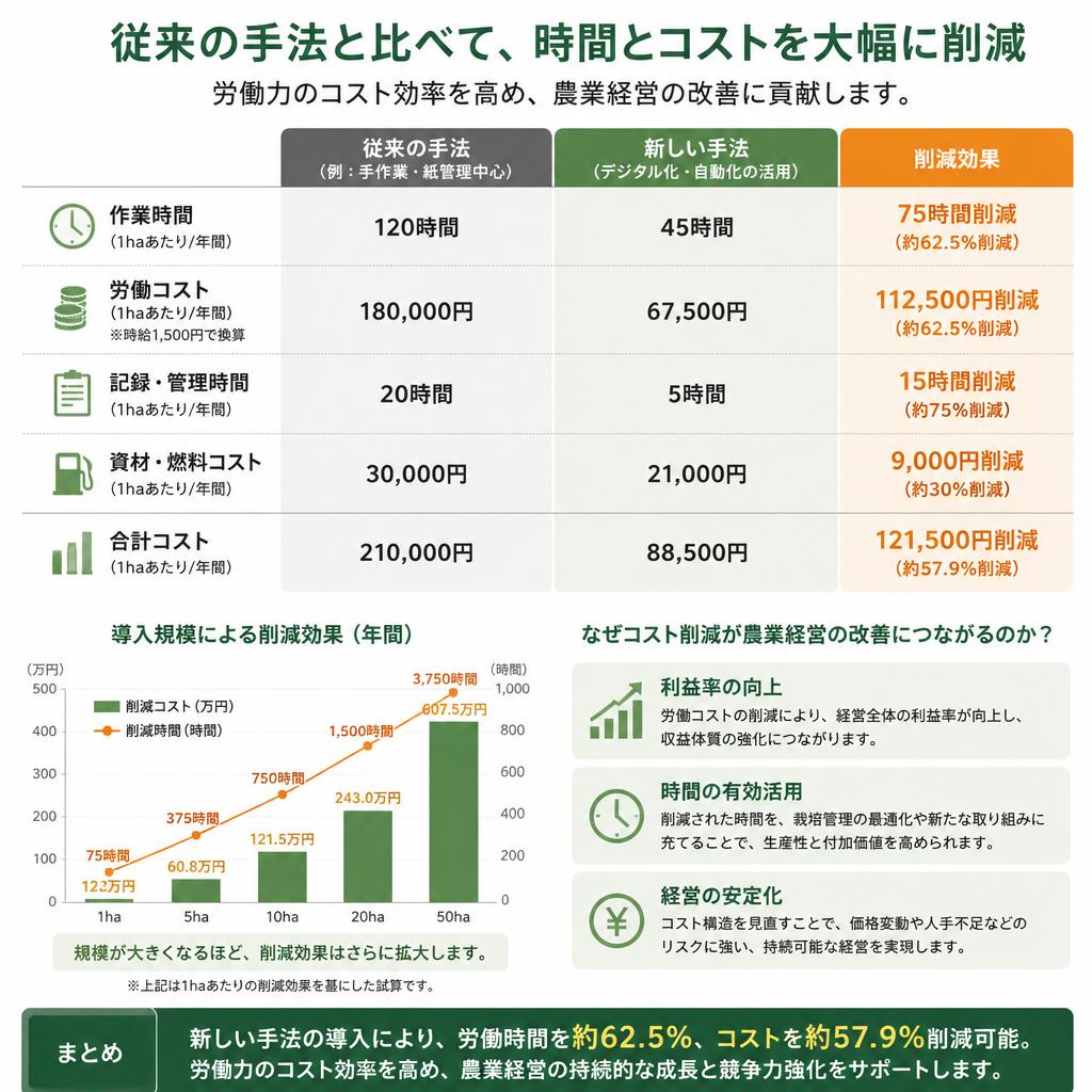 作業効率化のメリット