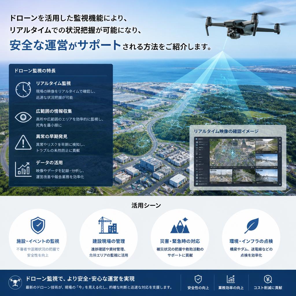 安全な環境を実現するための監視機能