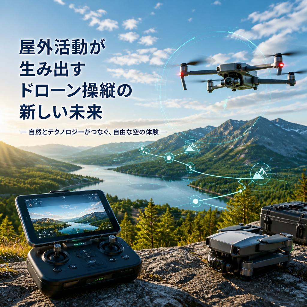 屋外活動が生み出すドローン操縦の新しい未来