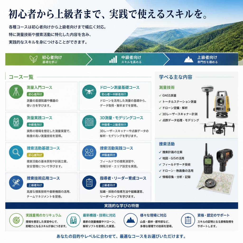 充実したカリキュラムでスキルアップ