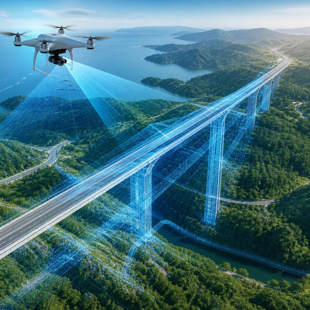 進化する維持管理の新しいカタチ。空中からの視点で未来を切り拓く！