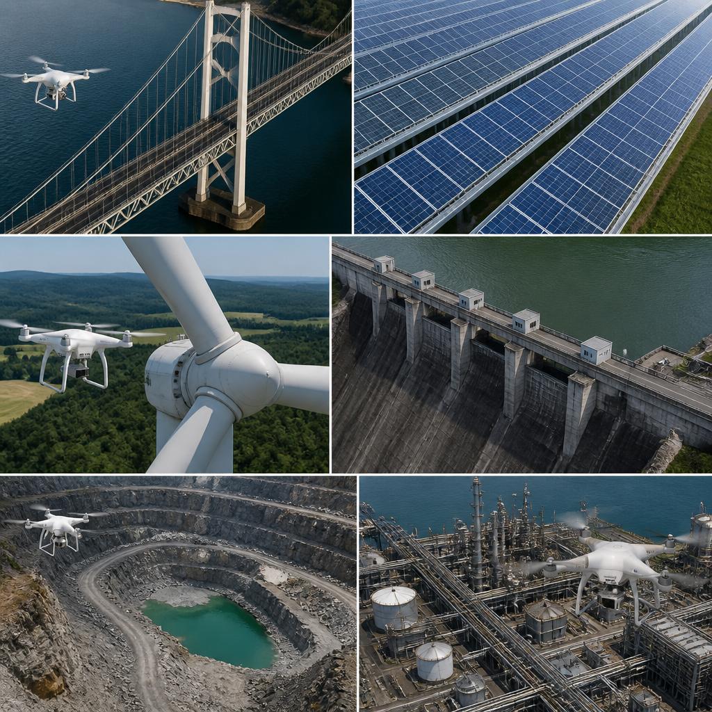 空撮技術で実現する安全管理と効率性