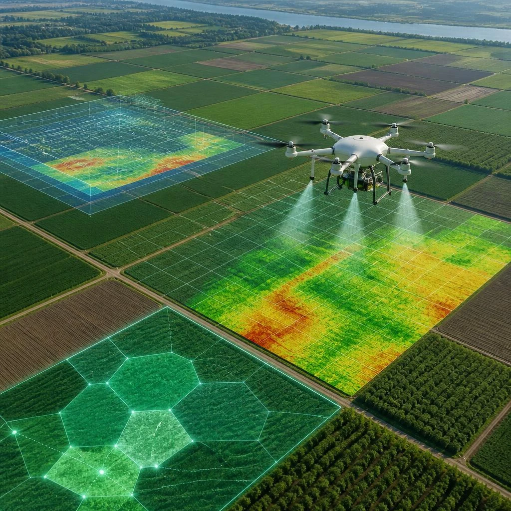 空からの視点で進化する農薬管理と散布